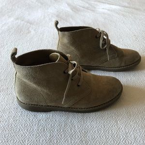 Boys Suede Ankle Boots